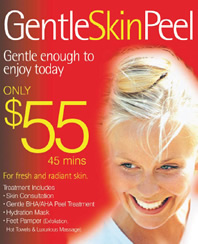Gentle skin peel