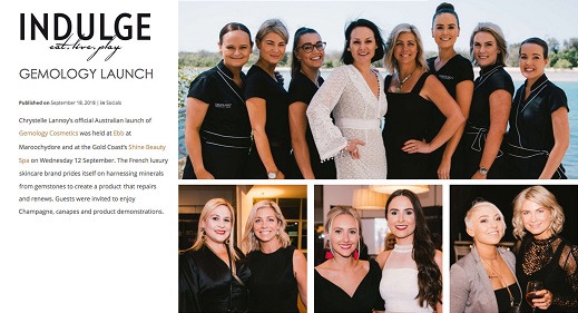 Gemology launch indulge magazine